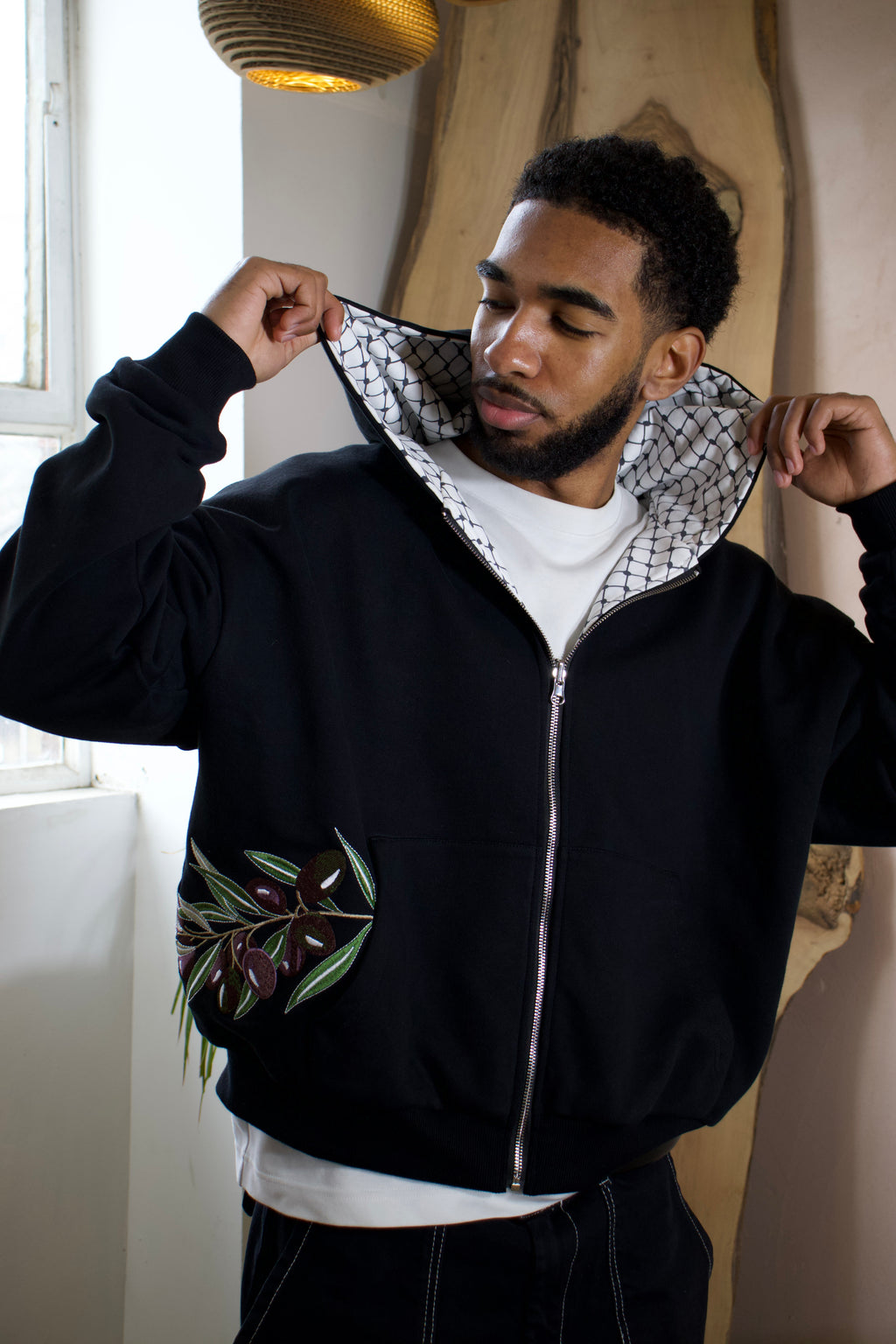 [PRE-ORDER] Reversible Keffiyeh Hoodie