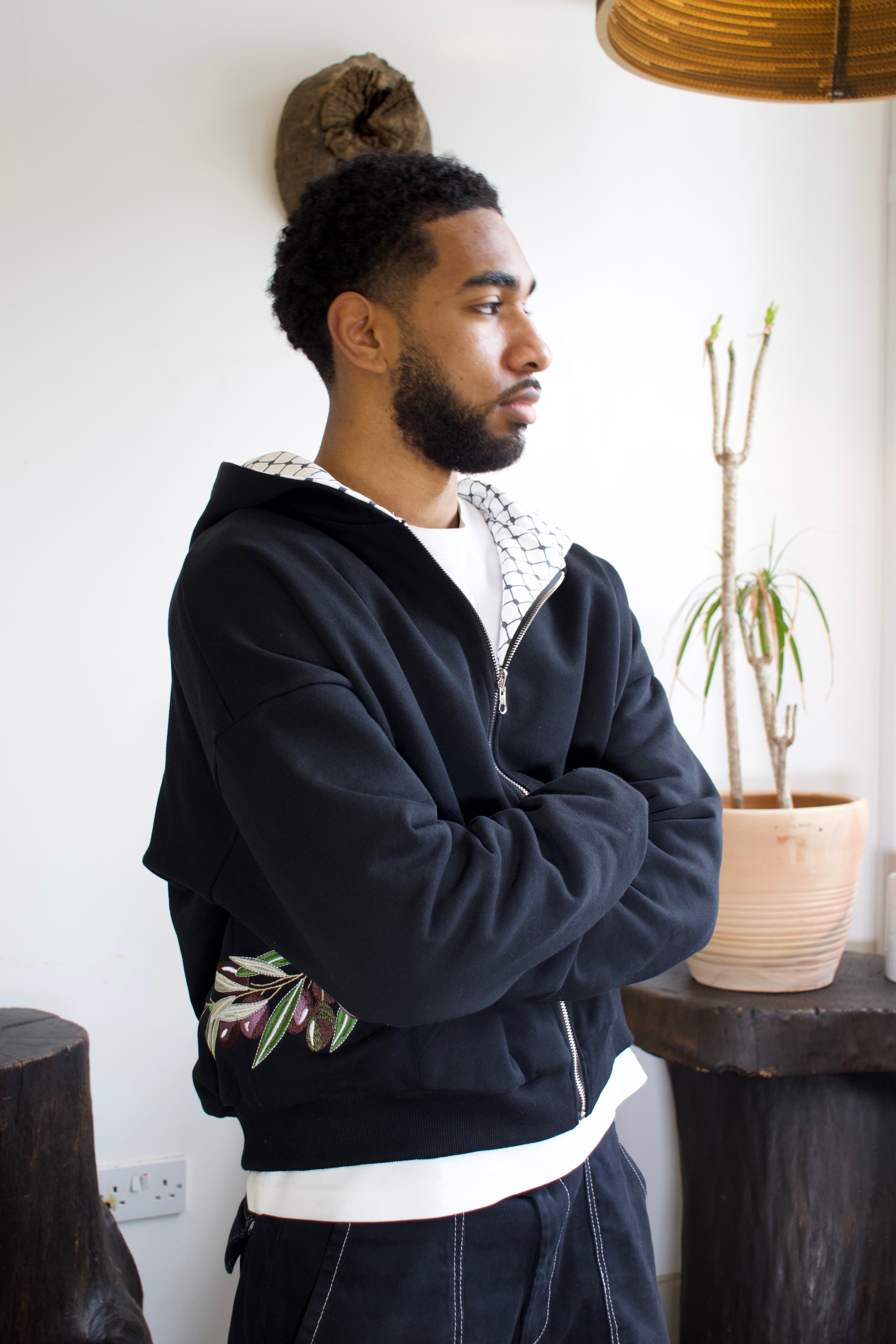 Reversible Keffiyeh Hoodie – Zenara