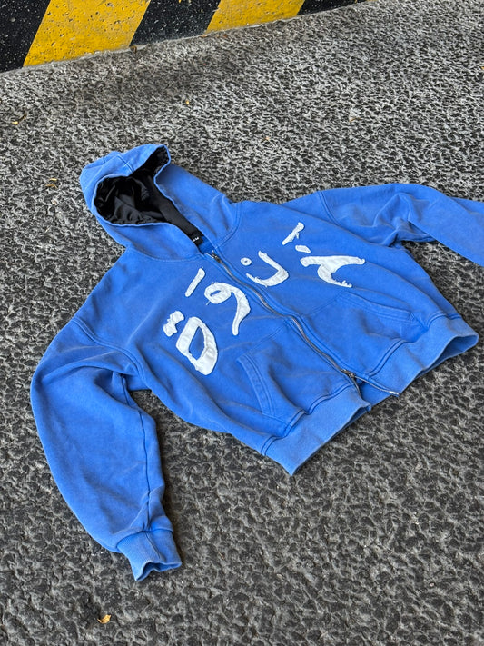 Distressed Seclusion Zip-Up